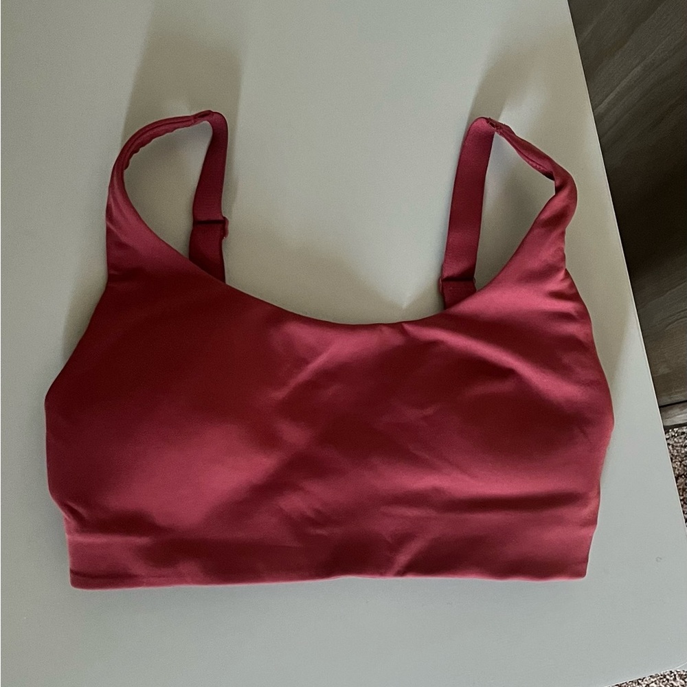Lululemon Sports Bra 4 - Red Maroon